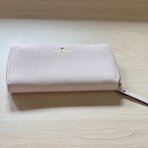 Kate Spade Blush Pink Zip-Around Wallet
